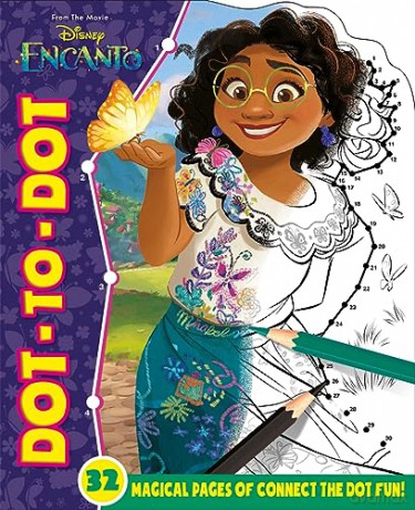 Disney Encanto: Dot-to-Dot - Walt Disney [KSIĄŻKA]