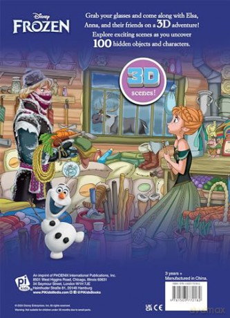 Disney Frozen - Look And Find 3D - PI Kids - PI Kids [KSIĄŻKA]