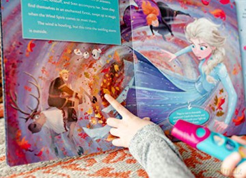 Disney Frozen 2 Elsa, Anna, Olaf and More! - Enchanted Journey - Sound Book and Interactive Sound Flashlight Toy Set - PI Kids (Play-A-Sound) [KSIĄŻKA]