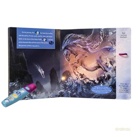 Disney Frozen 2 Elsa, Anna, Olaf and More! - Enchanted Journey - Sound Book and Interactive Sound Flashlight Toy Set - PI Kids (Play-A-Sound) [KSIĄŻKA]
