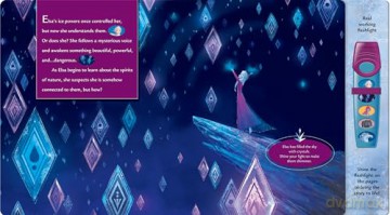 Disney Frozen 2 Elsa, Anna, Olaf and More! - Enchanted Journey - Sound Book and Interactive Sound Flashlight Toy Set - PI Kids (Play-A-Sound) [KSIĄŻKA]