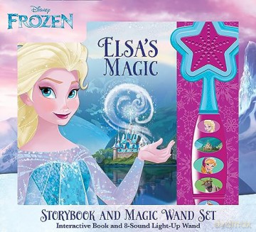 Disney Frozen: Elsa's Magic Storybook and Magic Wand Sound Book Set - The Disney Storybook Art Team [KSIĄŻKA]