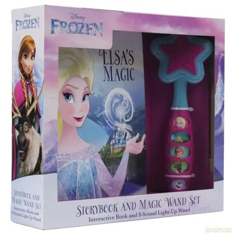 Disney Frozen: Elsa's Magic Storybook and Magic Wand Sound Book Set - The Disney Storybook Art Team [KSIĄŻKA]