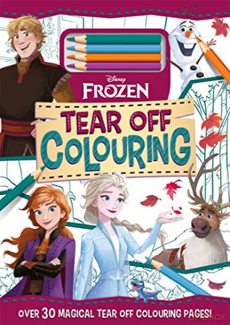 Disney Frozen: Tear Off Colouring - Walt Disney [KSIĄŻKA]