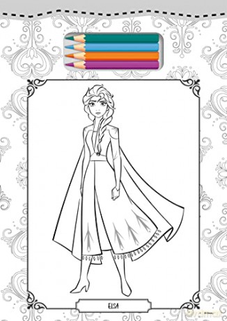 Disney Frozen: Tear Off Colouring - Walt Disney [KSIĄŻKA]