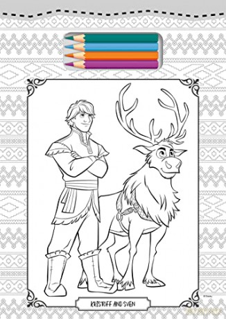 Disney Frozen: Tear Off Colouring - Walt Disney [KSIĄŻKA]