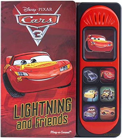Disney Pixar Cars 3 - Lightning McQueen and Friends Little Sound Book - Play-a-Sound - PI Kids (Play-A-Song) [KSIĄŻKA]
