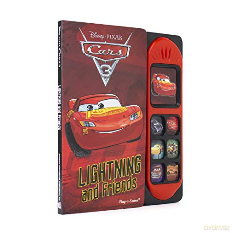 Disney Pixar Cars 3 - Lightning McQueen and Friends Little Sound Book - Play-a-Sound - PI Kids (Play-A-Song) [KSIĄŻKA]