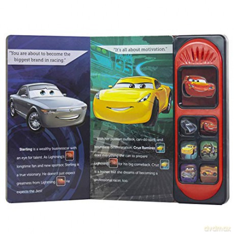 Disney Pixar Cars 3 - Lightning McQueen and Friends Little Sound Book - Play-a-Sound - PI Kids (Play-A-Song) [KSIĄŻKA]