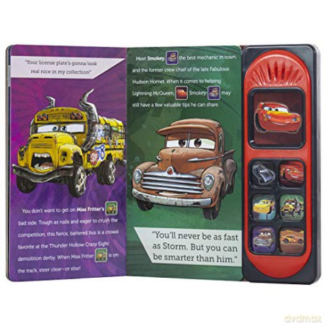 Disney Pixar Cars 3 - Lightning McQueen and Friends Little Sound Book - Play-a-Sound - PI Kids (Play-A-Song) [KSIĄŻKA]