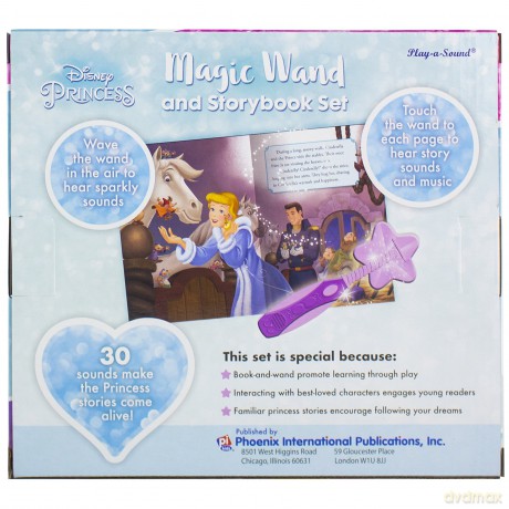 Disney Princess - Magic Wand Sound Book Set - PI Kids - Eric Furman [KSIĄŻKA]