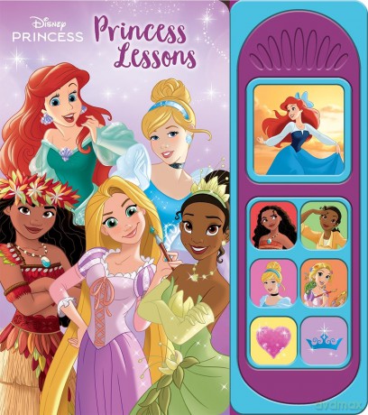 Disney Princess - Princess Lessons Little Sound Book - PI Kids - PI Kids [KSIĄŻKA]