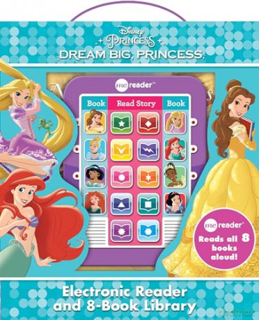 Disney Princess Ariel, Rapunzel, Belle, and More!- Dream Big Princess Me Reader and 8-Book Library - PI Kids: Me Reader: Electronic Reader and 8-Book Library [KSIĄŻKA]
