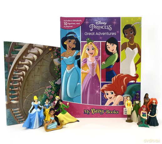 Disney Princess Great Adventures My Busy Book [KSIĄŻKA]