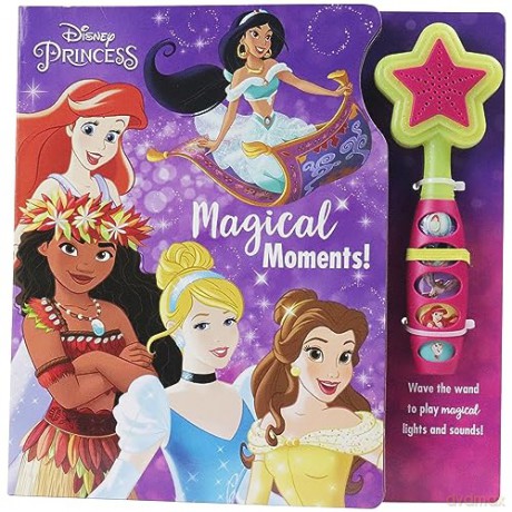 Disney Princess Magical Moments Magic Wand Book - P I Kids [KSIĄŻKA]
