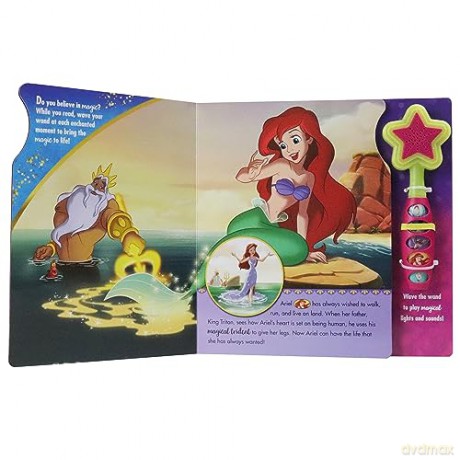 Disney Princess Magical Moments Magic Wand Book - P I Kids [KSIĄŻKA]