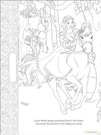 Disney Princess: Giant Colour Me Pad - Walt Disney [KSIĄŻKA]