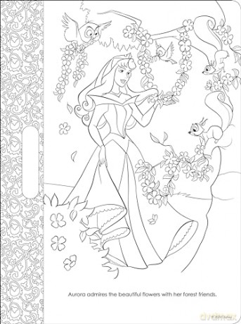 Disney Princess: Giant Colour Me Pad - Walt Disney [KSIĄŻKA]