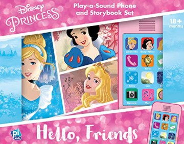 Disney Princess: Hello Friends: Play-a-Sound Book and Pretend Phone Set: 1 [KSIĄŻKA]