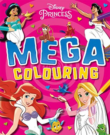 Disney Princess: Mega Colouring - Walt Disney [KSIĄŻKA]