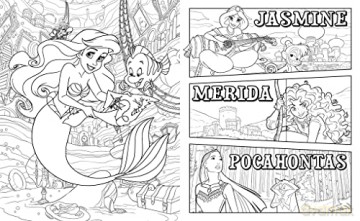 Disney Princess: Mega Colouring - Walt Disney [KSIĄŻKA]