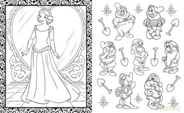 Disney Princess: Mega Colouring - Walt Disney [KSIĄŻKA]
