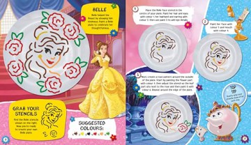 Disney Princess: Paint Your Own Plate Activity Book and Craft Kit (Craft Box) - Walt Disney [KSIĄŻKA]