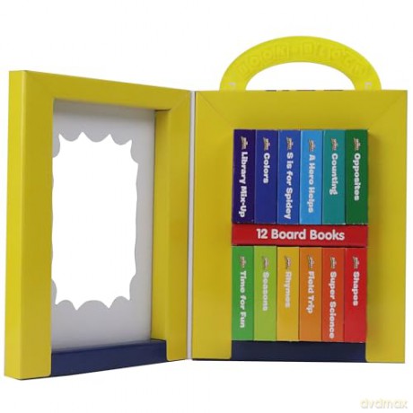 Disney Spidey and his Amazing Friends - My First Library 12 Board Book Set - First Words, Alphabet, Numbers, and More Baby Books - PI Kids [KSIĄŻKA]
