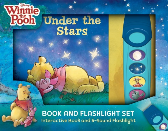 Disney Winnie the Pooh: Under the Stars Book and 5-Sound Flashlight Set - PI Kids - PI Kids [KSIĄŻKA]