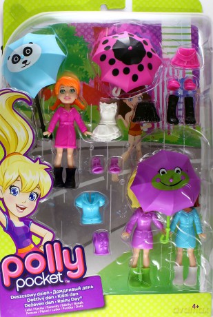 Polly Pocket NA DESZCZ I NA SLONCE V9110 WB6 [ZABAWKA]