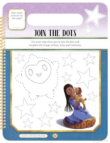 Disney Wish: Wipe Clean Activities (From the Movie) - Walt Disney [KSIĄŻKA]