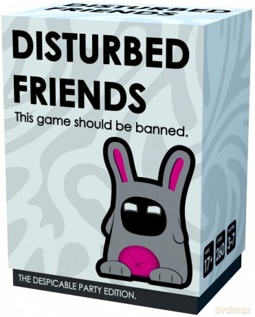 Disturbed Friends | The Despicable Party Edition | A great party game to play with friends | Find out how disturbed your friends actually are! [KSIĄŻKA]