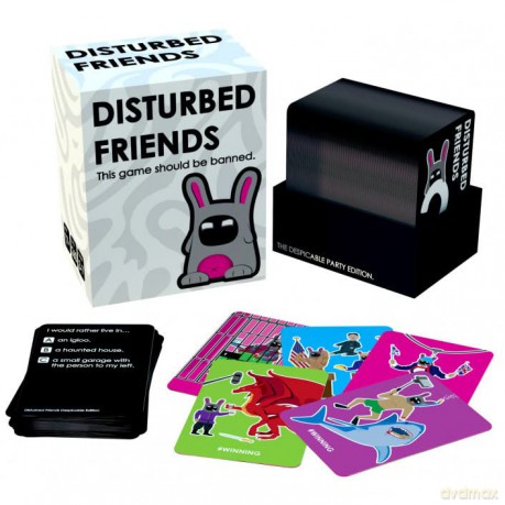 Disturbed Friends | The Despicable Party Edition | A great party game to play with friends | Find out how disturbed your friends actually are! [KSIĄŻKA]