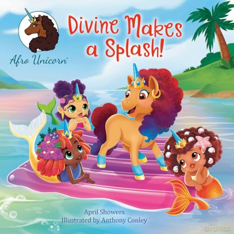Divine Makes a Splash! (Afro Unicorn) - April Showers [KSIĄŻKA]