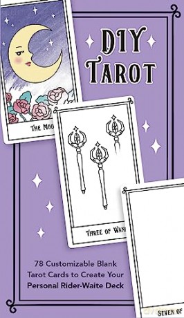 DIY Tarot: 78 Customizable Blank Tarot Cards to Create Your Personal Rider-Waite Deck (Tarot/Oracle Decks) - Editors of Ulysses Press [KSIĄŻKA]