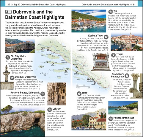 DK Eyewitness Top 10 Dubrovnik and the Dalmatian Coast (Pocket Travel Guide) - Eyewitness Dk [KSIĄŻKA]