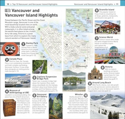DK Eyewitness Top 10 Vancouver and Vancouver Island (Pocket Travel Guide) [KSIĄŻKA]