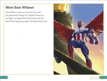 DK Super Readers Level 3 Marvel Captain America Meet Sam Wilson! - Dk [KSIĄŻKA]
