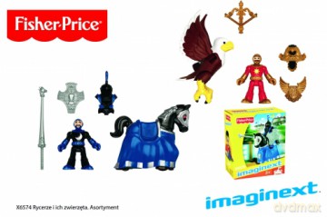 IMAGINEXT RYCERZE I ICH ZWIERZĘTA PUD8 [ZABAWKA]