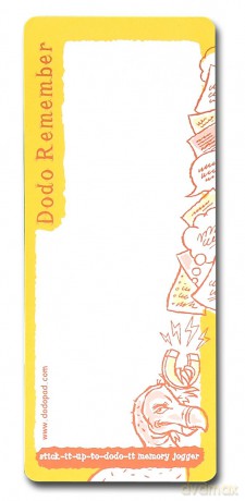 Dodo Remember Magnetic Notes and Lists Pad: Stick-it-Up-to-Dodo-it Memory Jogger - Keith Sparrow [KSIĄŻKA]