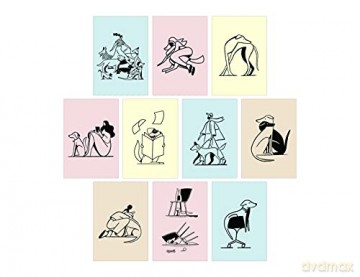 Dog Box: 100 Postcards by 10 Artists - Princeton Architectural Press [KSIĄŻKA]