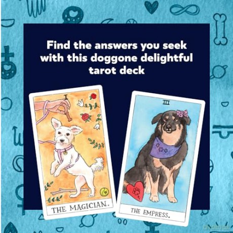 Dog Tarot: 78 Cards and Guidebook - Megan Lynn Kott [KSIĄŻKA]