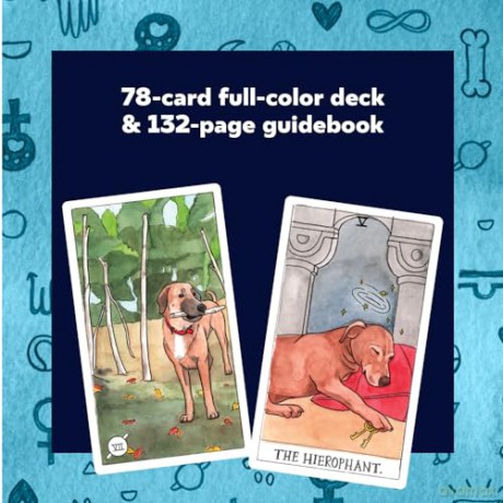 Dog Tarot: 78 Cards and Guidebook - Megan Lynn Kott [KSIĄŻKA]