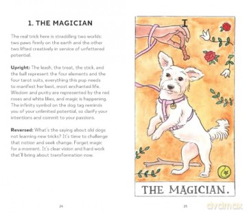 Dog Tarot: 78 Cards and Guidebook - Megan Lynn Kott [KSIĄŻKA]