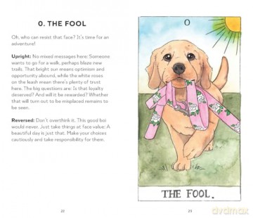 Dog Tarot: 78 Cards and Guidebook - Megan Lynn Kott [KSIĄŻKA]