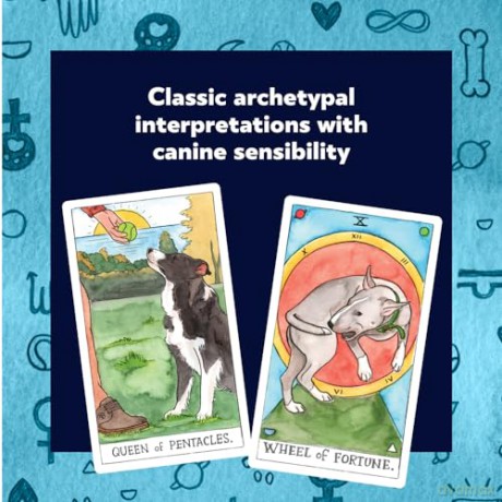 Dog Tarot: 78 Cards and Guidebook - Megan Lynn Kott [KSIĄŻKA]