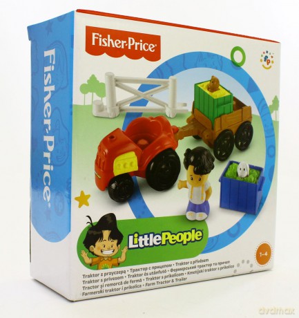 FISHER PRICE LITTLE PEOPLE CIAGNIK Z PRZYCZEPA Y8202 WB3 [ZABAWKA]