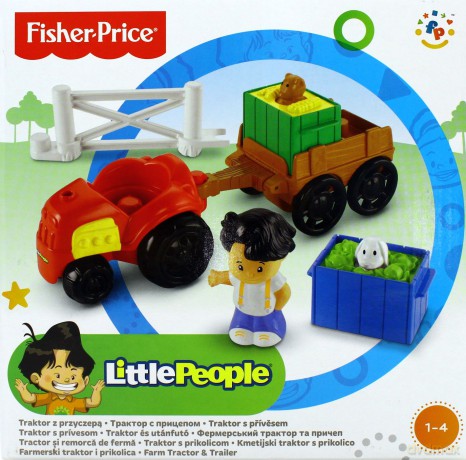 FISHER PRICE LITTLE PEOPLE CIAGNIK Z PRZYCZEPA Y8202 WB3 [ZABAWKA]
