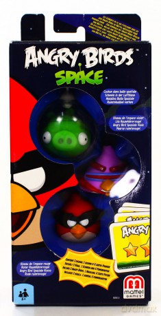 GRA MATTEL ANGRY BIRDS AKCESORIA 3PAK Y8579 WB6 [ZABAWKA]