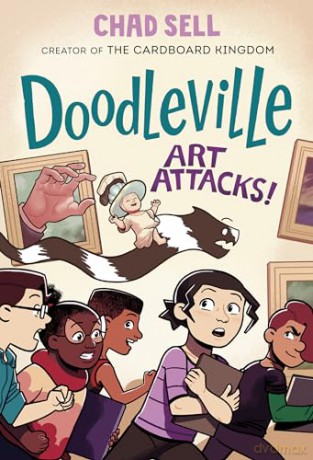 Doodleville #2: Art Attacks!: (A Graphic Novel) - Chad Sell [KSIĄŻKA]